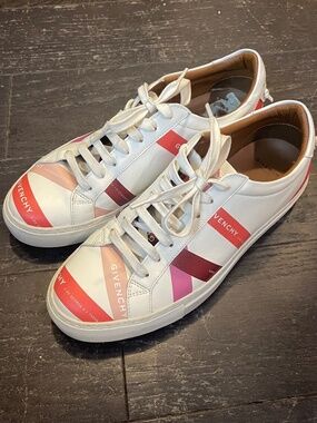 Givenchy Urban Street Logo Stripes Sneakers White multicolour women's 39 shoe